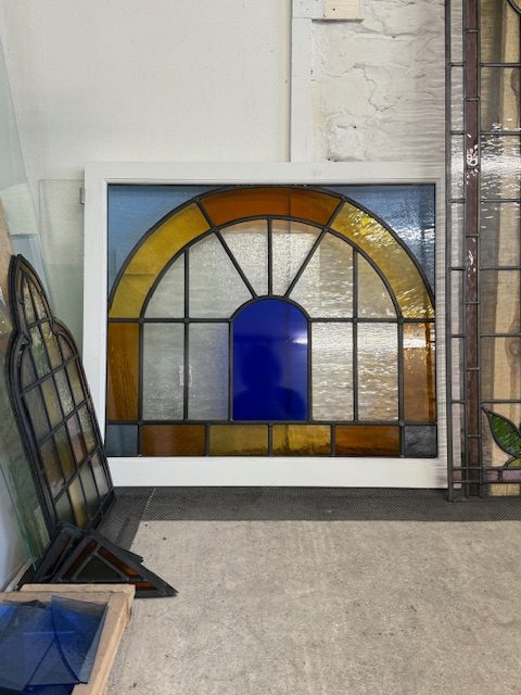 Stained glass pattern template