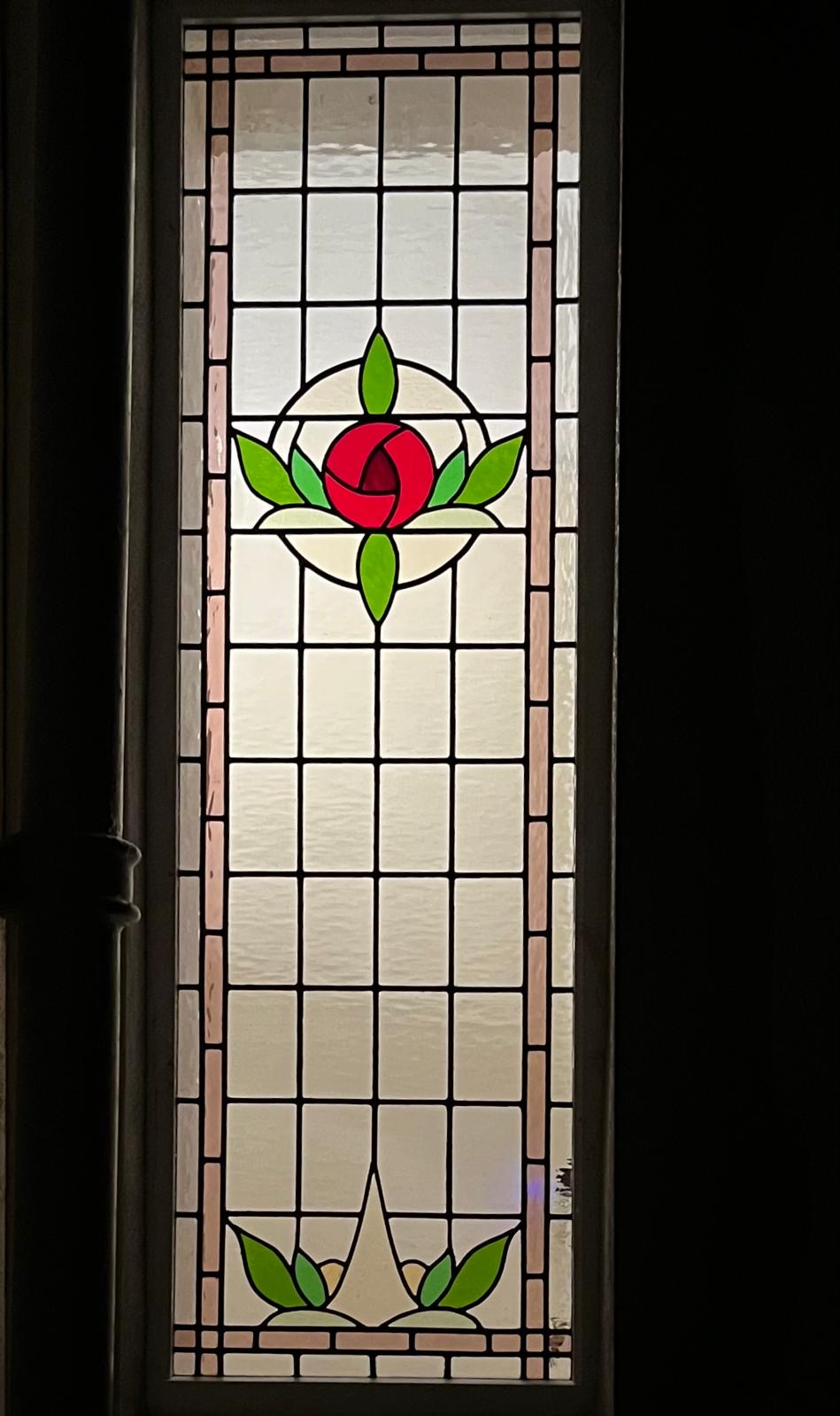 Stained glass mosaic artwork