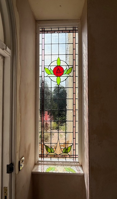 Stained glass mosaic artwork